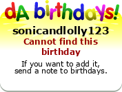 My birthday badge