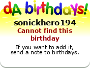 My birthday badge