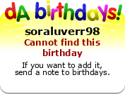 My birthday badge