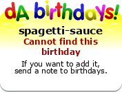My birthday badge