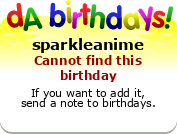 My birthday badge
