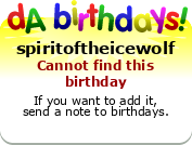 My birthday badge