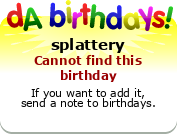 My birthday badge