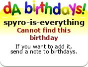 My birthday badge