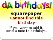 My birthday badge