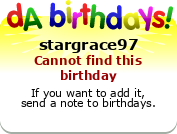 My birthday badge