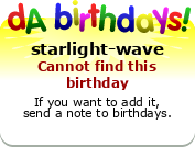 My birthday badge