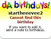 My birthday badge
