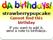 My birthday badge