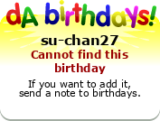 My birthday badge