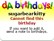 My birthday badge