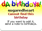 My birthday badge