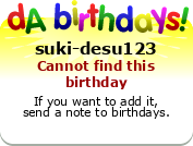 My birthday badge
