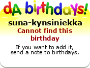 My birthday badge