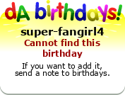 My birthday badge