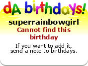 My birthday badge