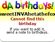 My birthday badge