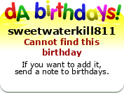 My birthday badge