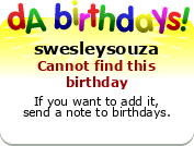 My birthday badge
