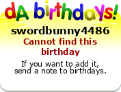 My birthday badge