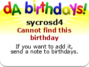 My birthday badge