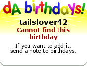 My birthday badge