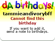 My birthday badge