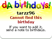 My birthday badge
