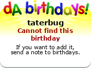 taterbug's webcam
