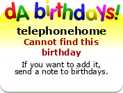 My birthday badge