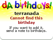 My birthday badge