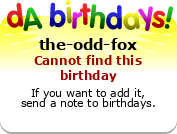 My birthday badge