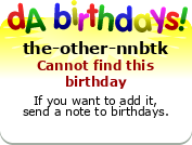 My birthday badge