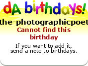 My birthday badge