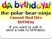 My birthday badge