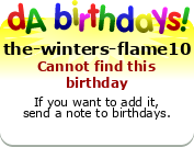 My birthday badge