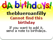 My birthday badge
