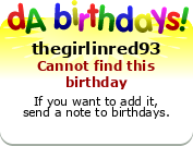 My birthday badge