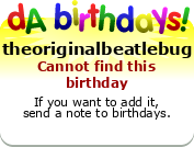 My birthday badge