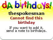 My birthday badge