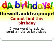 My birthday badge