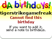 My birthday badge