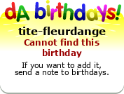 My birthday badge