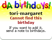 My birthday badge