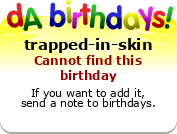 My birthday badge