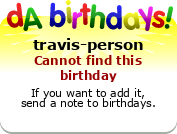 My birthday badge