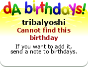 My birthday badge
