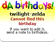 My birthday badge