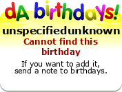 My birthday badge
