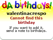 My birthday badge